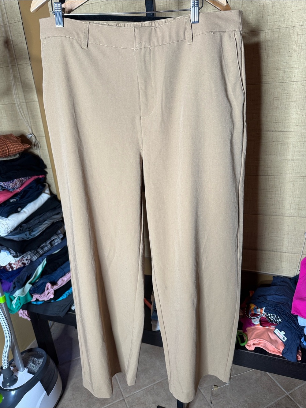 NWOT Studio by Torrid Camel Stretch Wide Leg Career Dress Pants 14R - Picture 2 of 9